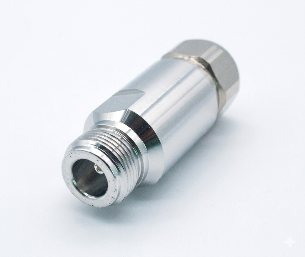 N Type Female Connector for 1/2" Superflexible Cable